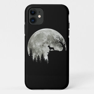 Capa Para iPhone 11 Frenchie no Halloween Da Lua De Montanha