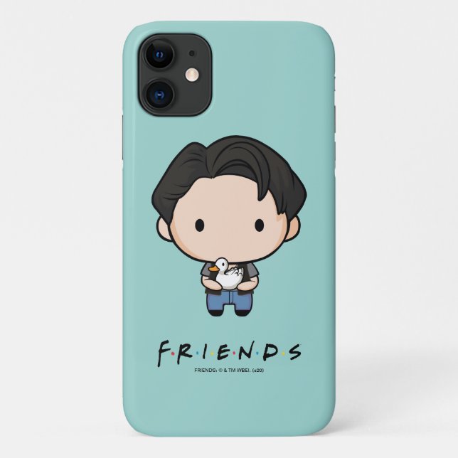 Capa Para iPhone 11 FRIENDS™ | Joey Chibi (Verso)