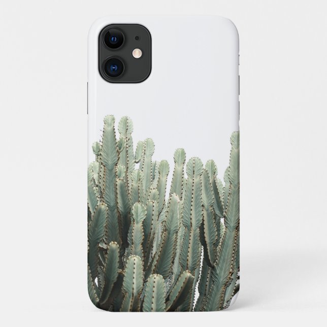 Capa Para iPhone 11 Funda para iPhone 11 com planta suculenta cacto ve (Verso)