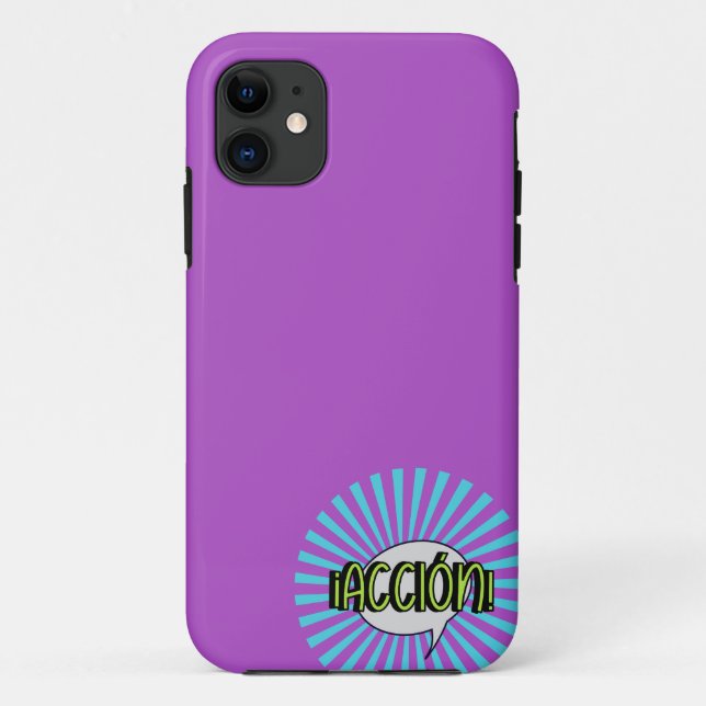 Capa Para iPhone 11 Funda para iPhone iAcción! (Verso)