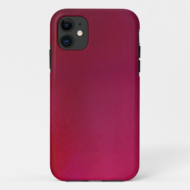 Capa Para iPhone 11 Fundo cor-de-rosa (Verso)