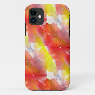 Capa Para iPhone 11 fundo de aquarela de textura Design