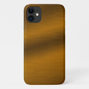 Capa Para iPhone 11 Fundo de Bronze em Falso Bruto