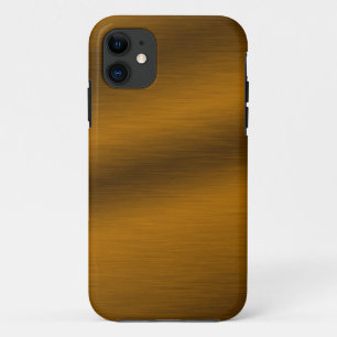 Capa Para iPhone 11 Fundo de bronze escovado