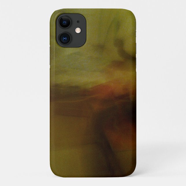 Capa Para iPhone 11 Fundo Difuso Marrom (Verso)