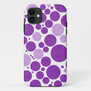 Capa Para iPhone 11 Fundo sem emenda da parede da textura das bolinhas