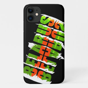 Capa Para iPhone 11 Funky Flag Colors Belarus Б е а р л у ь с iPhone 1