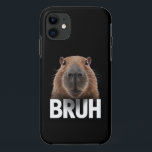 Capa Para iPhone 11 Funny Capybara Bruh<br><div class="desc">Funny Capybara Bruh</div>
