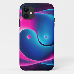 Capa Para iPhone 11 Fusão Chi: Energias Yin Yang Vibrantes
