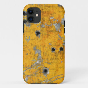 Capa Para iPhone 11 Fuselagem da aeronave Vintage (Furos de Balas)