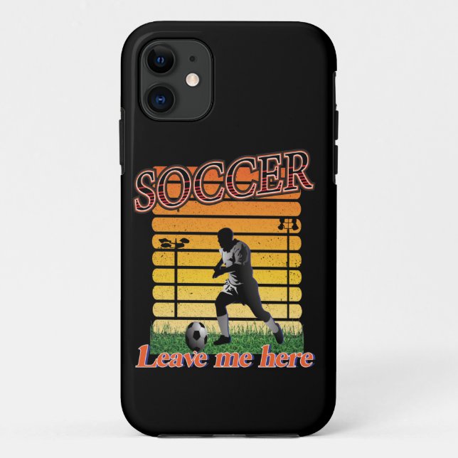 Capa Para iPhone 11 Futebol de 2021 me deixe aqui (Verso)