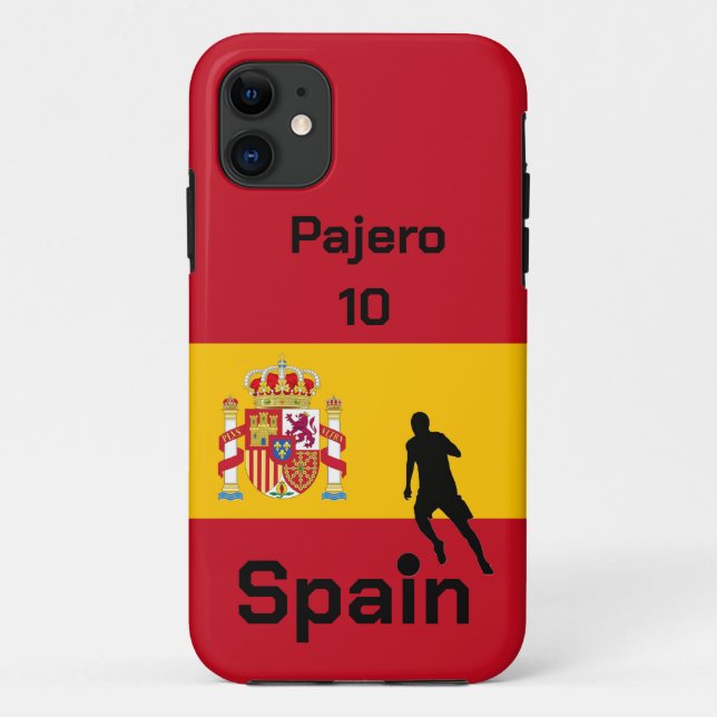 Capa Para iPhone 11 Futebol Espanhol, personalizável  (Verso)