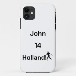 Capa Para iPhone 11 Futebol holandês, personalizável