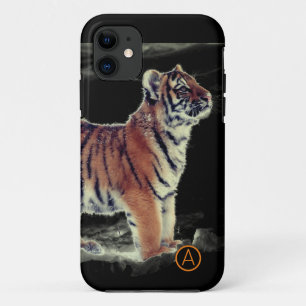 Capa Para iPhone 11 Gabinete iPhone 11 Case BABY TIGER DIY INICIAL