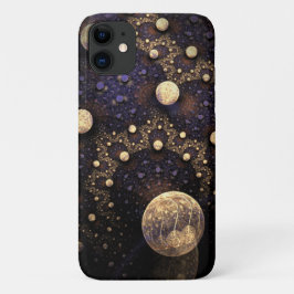 Capa Para iPhone 11 Galaxy Fractal