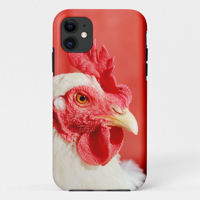 Capa Para iPhone 11 Galinha fazenda (Verso)