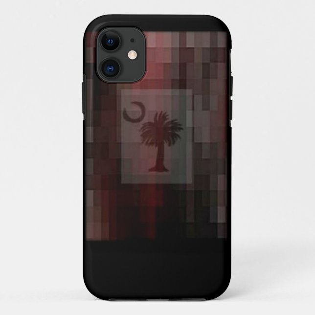 Capa Para iPhone 11 Gamecock Palm-Design 2 (Verso)