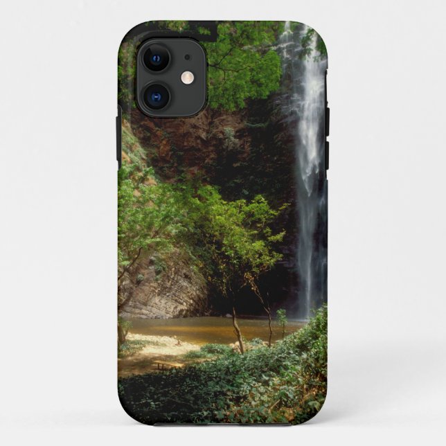 Capa Para iPhone 11 Gana: Cachoeira Wli, também conhecida como Cachoei (Verso)