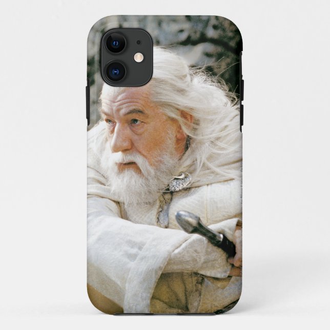 Capa Para iPhone 11 GANDALF™ o branco com espada (Verso)