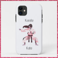 Garota Bonita de Karate Artes Marciais