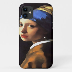 Capa Para iPhone 11 Garota com pérolas ouvindo Johannes Vermeer