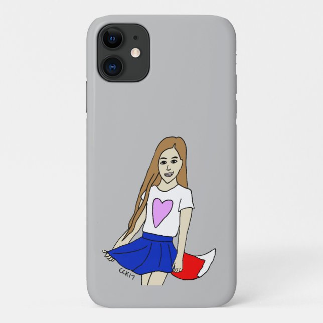 Capa Para iPhone 11 garota foxy (Verso)