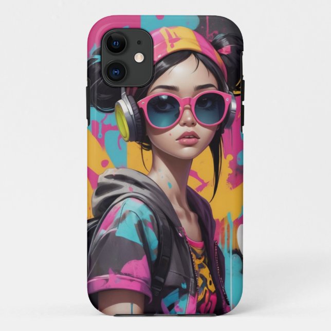 Capa Para iPhone 11 garota legal (Verso)