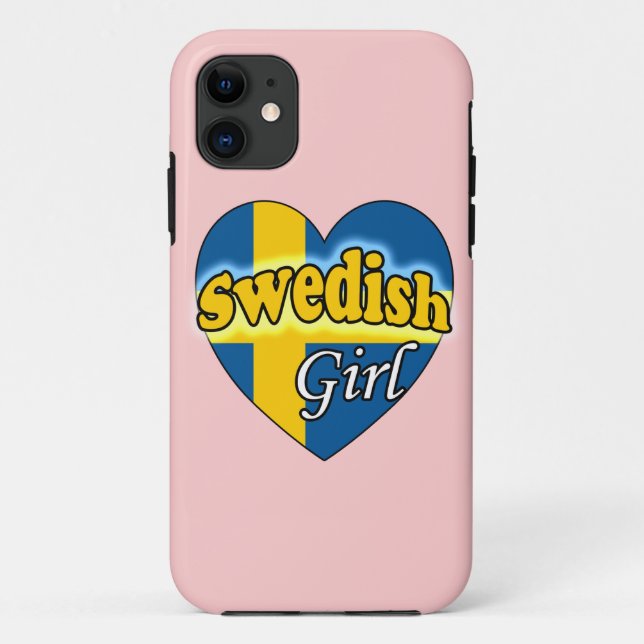 Capa Para iPhone 11 Garota Sueca (Verso)