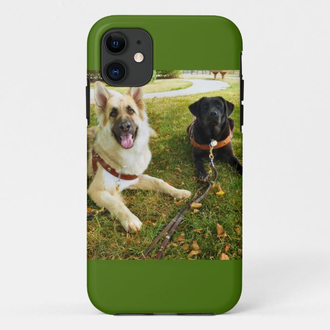 Capa Para iPhone 11 Garotas trabalhadoras (Verso)