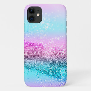 Capa Para iPhone 11 Garotas Unicórn brilham #16