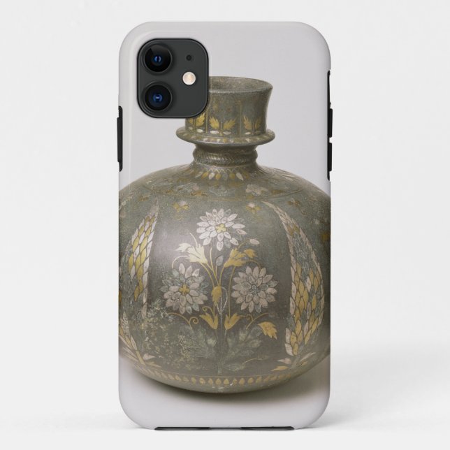 Capa Para iPhone 11 Garrafa de Mughal (trabajo em metal) (Verso)