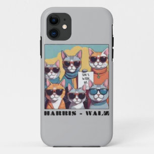 Capa Para iPhone 11 Gata sem filhos, senhorita, senhoras de gatos sem 