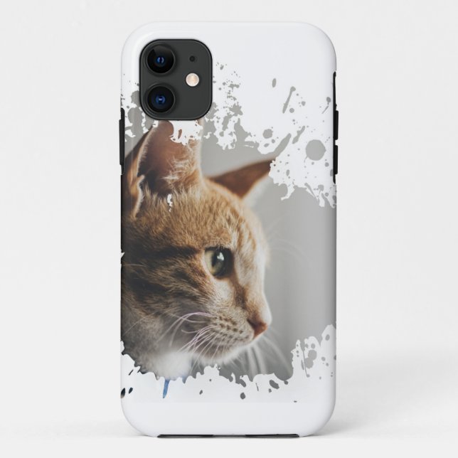 Capa Para iPhone 11 Gatinho bonito (Verso)
