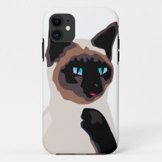 Capa Para iPhone 11 gatinho siamês bonitinho