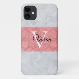 Capa Para iPhone 11 Gatique Cor De Água, Rosa, E Cinzas, De Cor Rosa, 