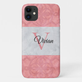 Capa Para iPhone 11 Gatique Cor De Água, Rosa, E Cinzas, De Cor Rosa, 