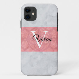 Capa Para iPhone 11 Gatique Cor De Água, Rosa, E Cinzas, De Cor Rosa, 