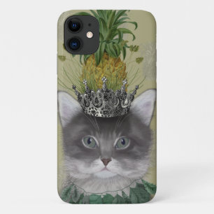 Capa Para iPhone 11 Gato de abacaxi