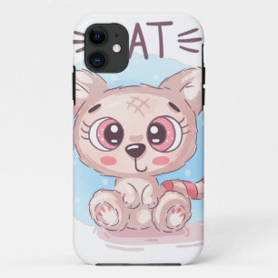 Capa Para iPhone 11 Gato de ursinho