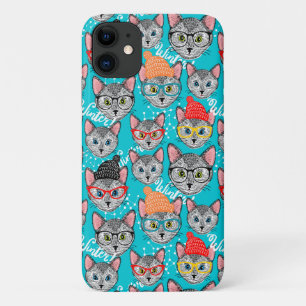 Capa Para iPhone 11 Gato no chapéu