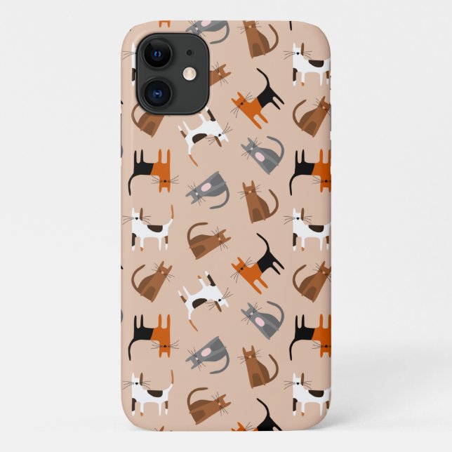 Capa Para iPhone 11 Gatos (Verso)