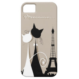 Capa Para iPhone 11 gatos em paris iphone 5 caso