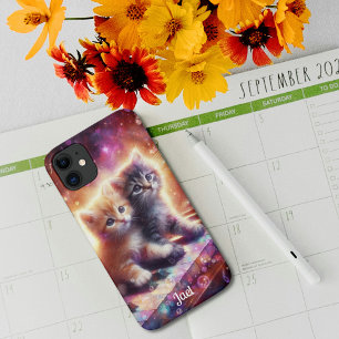 Capa Para iPhone 11 Gatos Gatinhos Musicais Caprichosos Tocando Piano