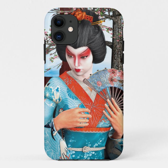 Capa Para iPhone 11 Géisha (Verso)