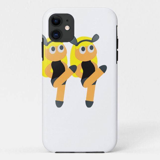 Capa Para iPhone 11 gêmeos emoji (Verso)