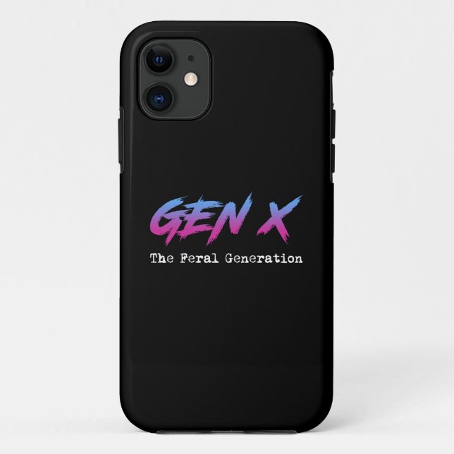 Capa Para iPhone 11 Gen X - A Geração Feral (Verso)