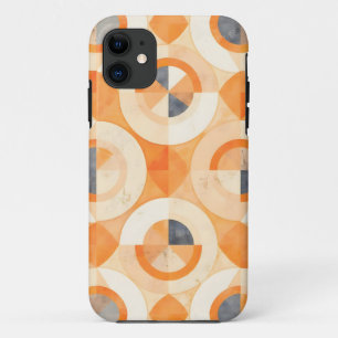Capa Para iPhone 11 Geometria Terra Desbotada