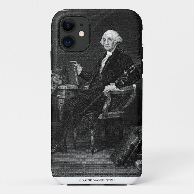 Capa Para iPhone 11 George Washington (Verso)