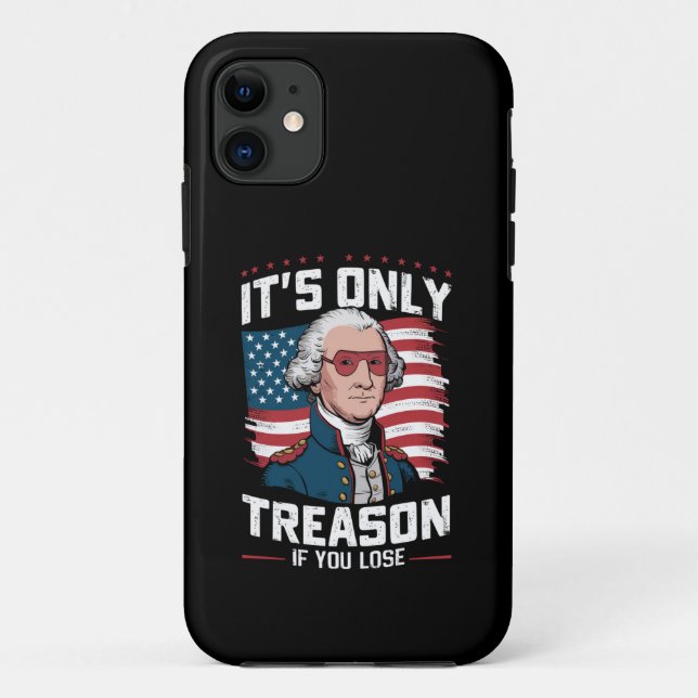 Capa Para iPhone 11 George Washington Só é Traição Se Você Perder (Verso)