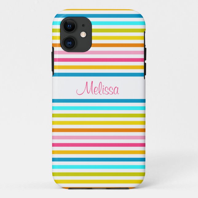 Capa Para iPhone 11 gibis de doces estilo primavera de verão (Verso)